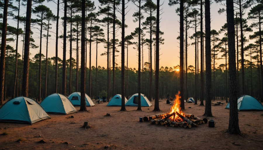 Por que las landas son un destino ideal para ir de camping